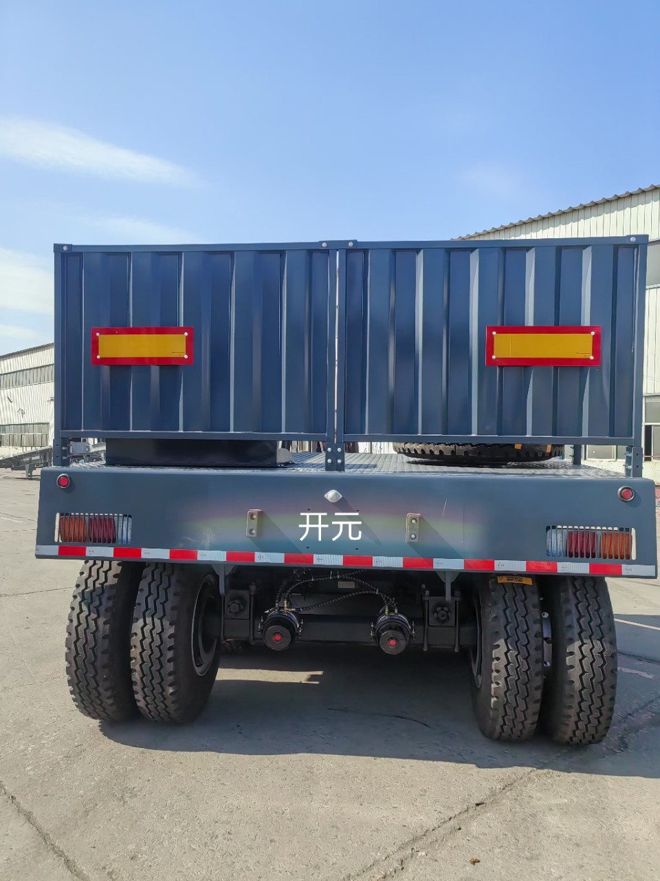 Ground Trailer Desert Tire Mud Pump Trailer Rig Chassis Walkway Guardrail