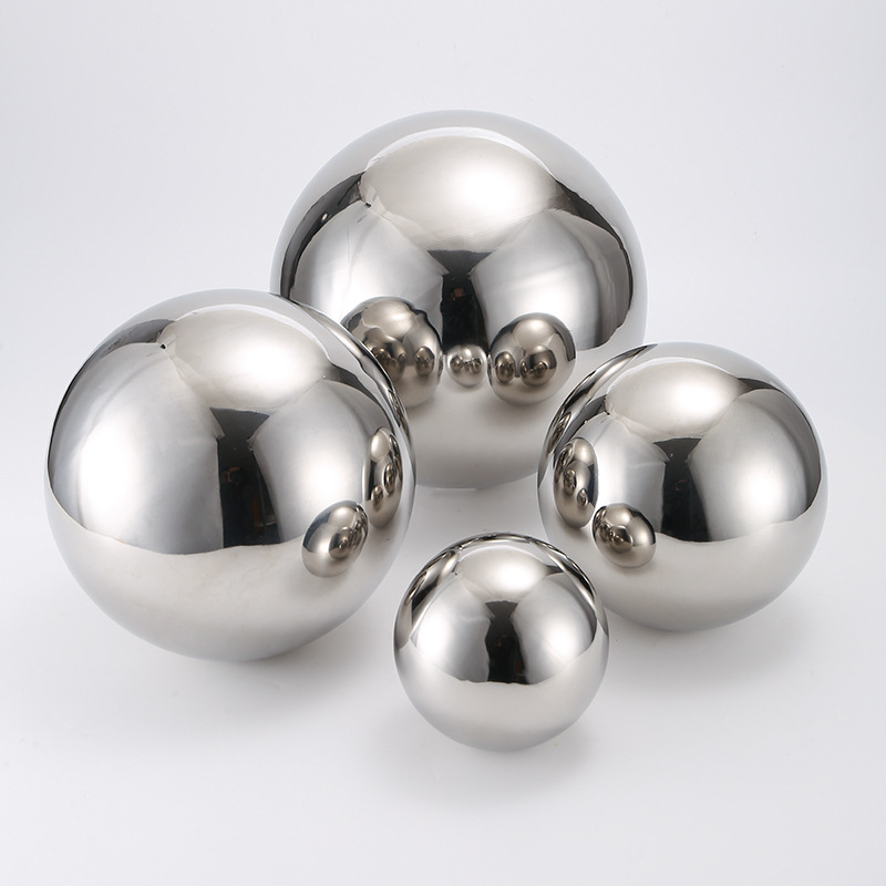 201 boutique stainless steel ball decorative mirror hollow ball sculpture ball pool floating ball
