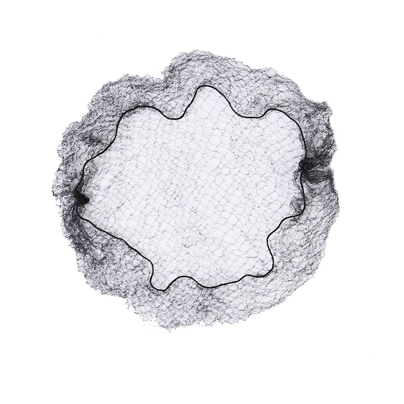 Professional Flight Attendant High-elastic Invisible Hair Net Dance Film and Television Wig Disc Hair Ball Head Net Cover Hanfu Head Flower Fine Net Pocket