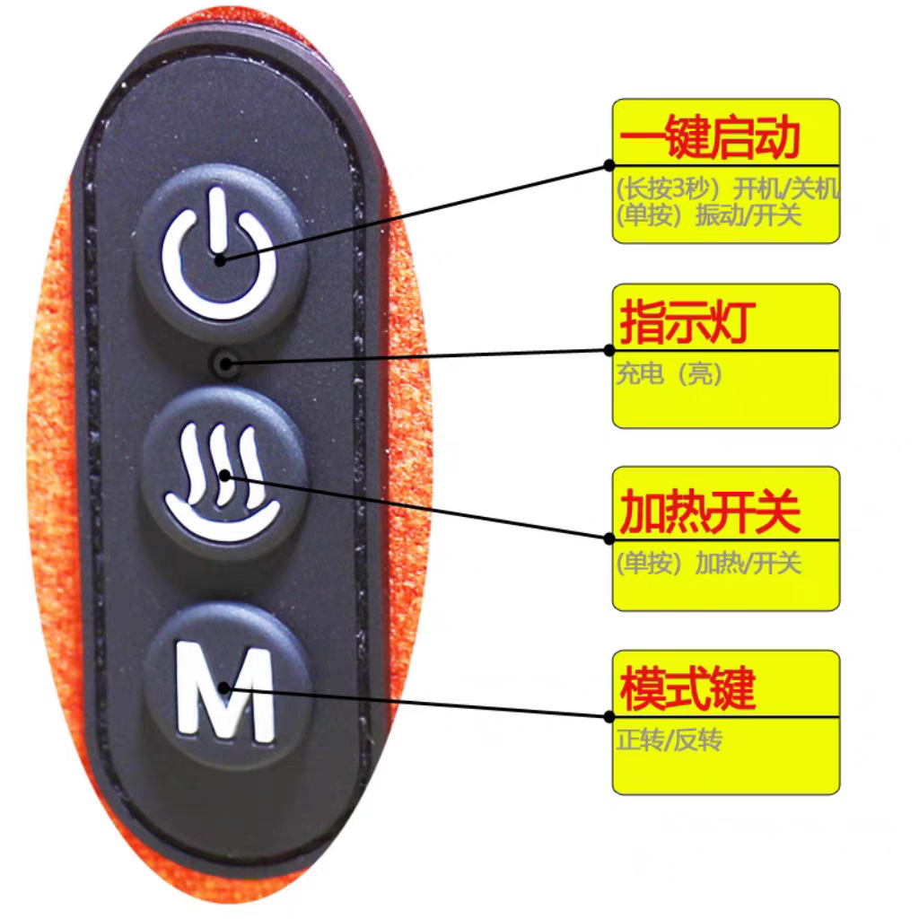 Long-Lasting Massage Pillow, Multi-Functional Massage Lumbar Cushion, Cervical Spine and Back Pressure Relief Massage