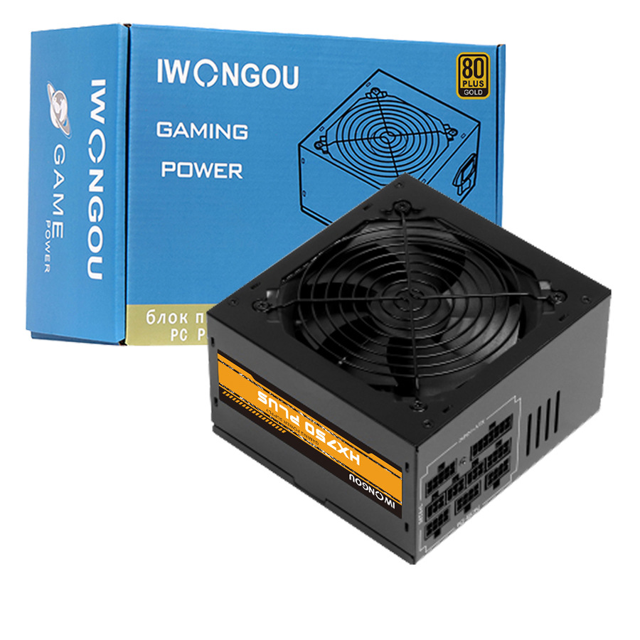 Iwongou Gold Medal 750W Active Pfc Desktop Computer Power Supply