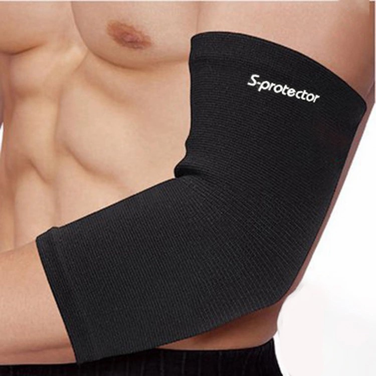 Knitted Polyester Elbow Pad Comfortable Breathable Playing Training Elbow Pad Cycling Mountaineering Outdoor Sports Protective Equipment