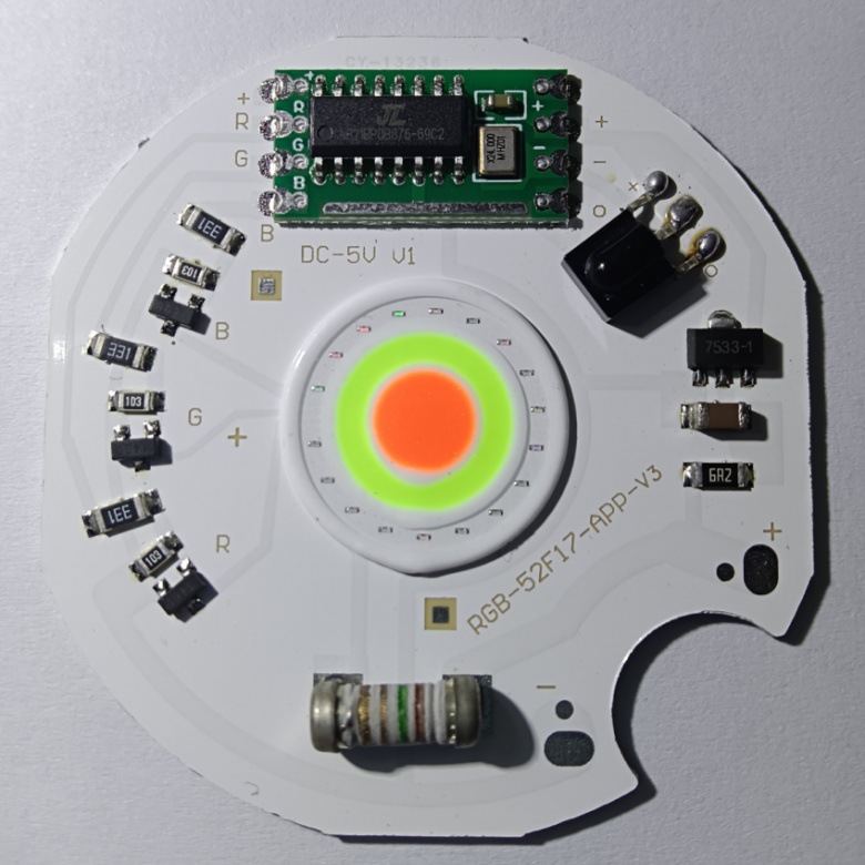 Sunset light music app smart light source RGB sunset light 16 color remote control dimming atmosphere light mobile phone voice control lamp beads