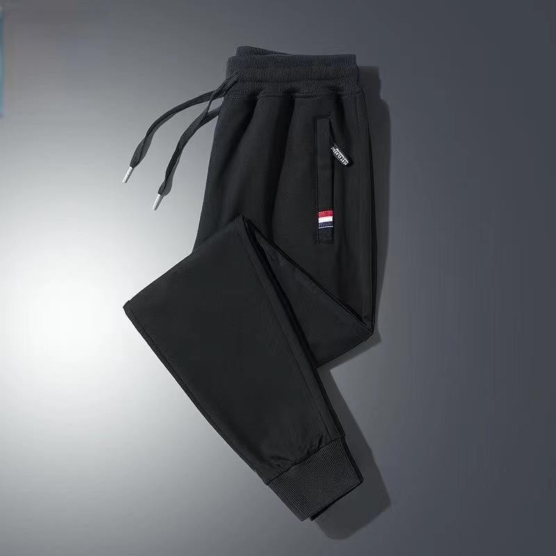 Autumn casual pants men's sports pants plus size loose all-match toe work sports pants autumn zipper pants