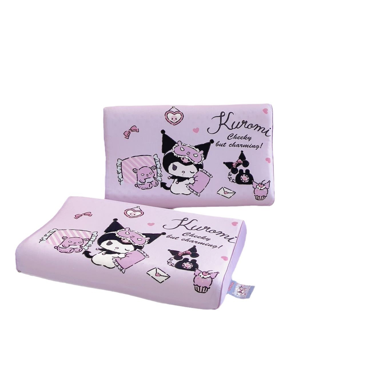 Sanrio Children's Natural Latex Pillow Cartoon Cotton Infant Class A Cotton Pillowcase Baby Neck Pillow