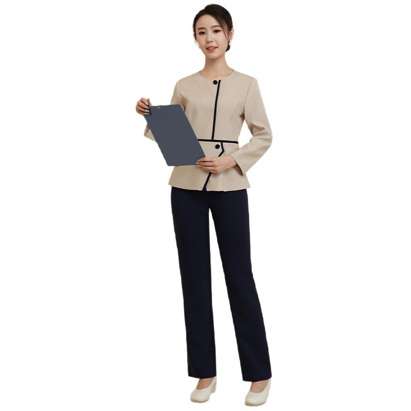 Xiangchunniao Beauty Salon Professional Skirt Women's Spring and Autum Health Center Spa Technician Work Clothes High-End Elegant Suit