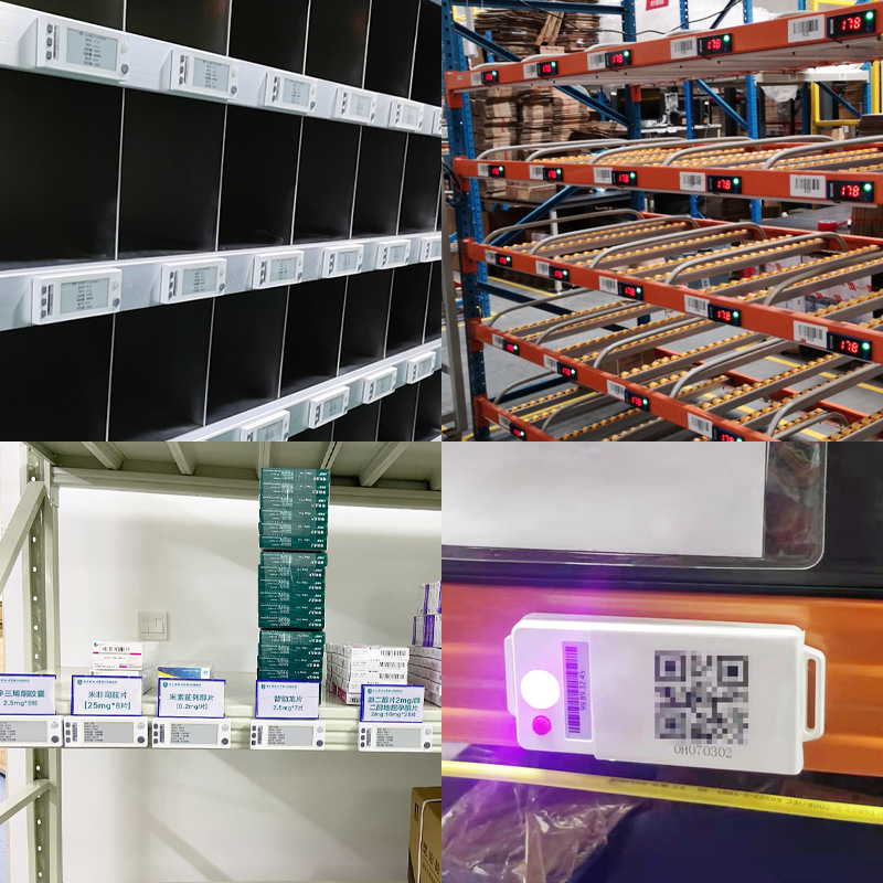 Shopping Mall Supermarket Ink Screen Electronic Price Tag Warehouse Picking Label Adhesive Magnetic Mounting Bracket Fixing Accessories