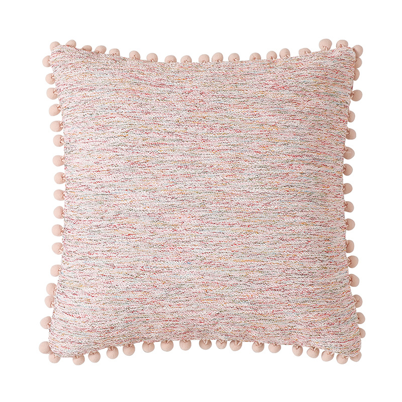 New Monet woven color matching ball side pillow pillow cushion cover living room sofa cushion nap pillow a generation of hair