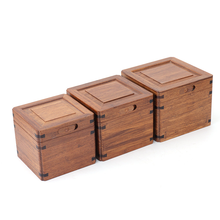 High-End Heavy Bamboo Brocade Box, Purple Clay Teapot, Ceramic Jianzhan, Seal Packaging Gift Box, Tea Cup, Incense Burner Storage Bamboo Wood Box