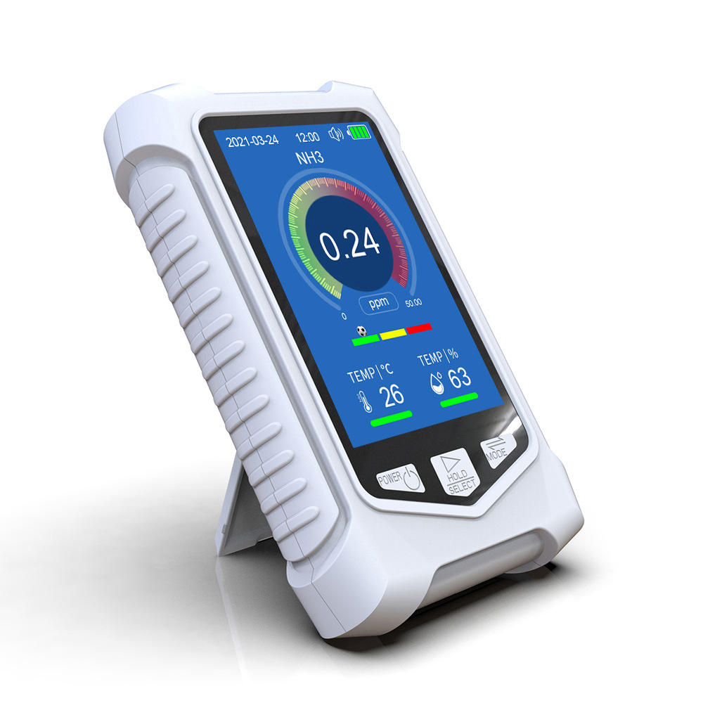 Aliexpress Hot-Selling Supply Handheld Ammonia Detector 0-50Ppm Ammonia Temperature Measurement and Humidity