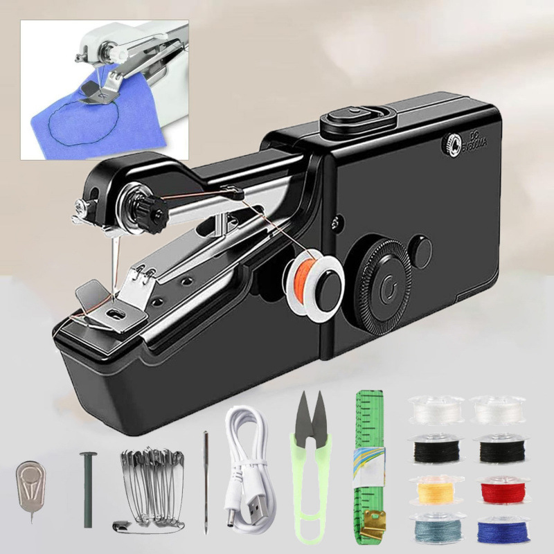 2026 New Cross-Border Dropshipping Portable Handheld Sewing Machine-Usb Powered Sewing Machine
