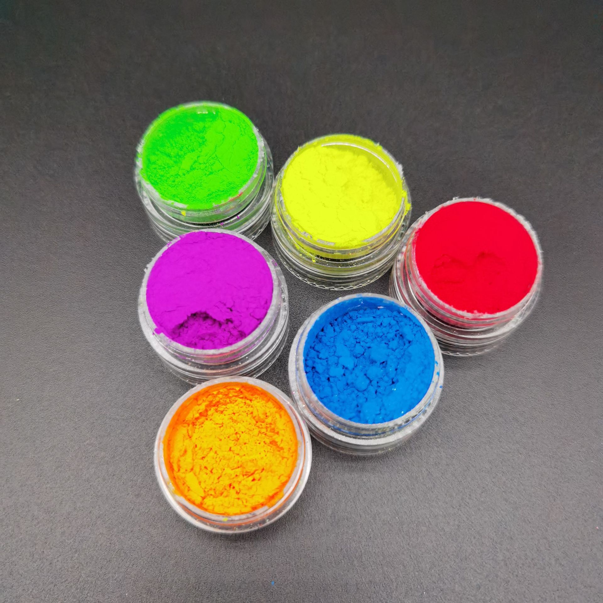High Brightness Luminous Phosphor Barbie Transparent Pastel Toner Bright Painted DIY Carved Pollen Fluorescent Pigment Luminous Powder