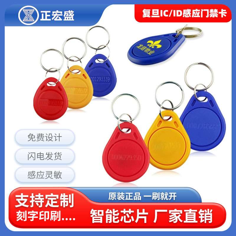 Ключница для карты доступа Fudan Ic, идентификационная карта, авторизационная карта, лифтовая карта, CUID, копируемая Ic карта, чип 5200, застежка