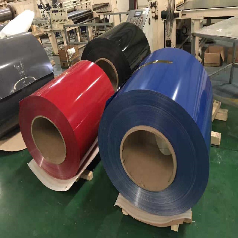 Colored Aluminum-Magnesium-Manganese Roll, Colored Aluminum Sheet Roll, 1060 Polyester Paint Baked Aluminum Roll, Thermal Insulation and Anti-Corrosion