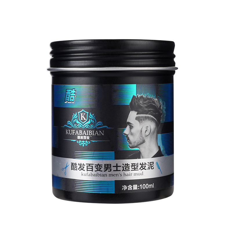 Hair Mud Matte Styling Fluffy Men's Strong Styling Glossy Barber Shop Special Hair Gel Set Long-Lasting Natural Hair