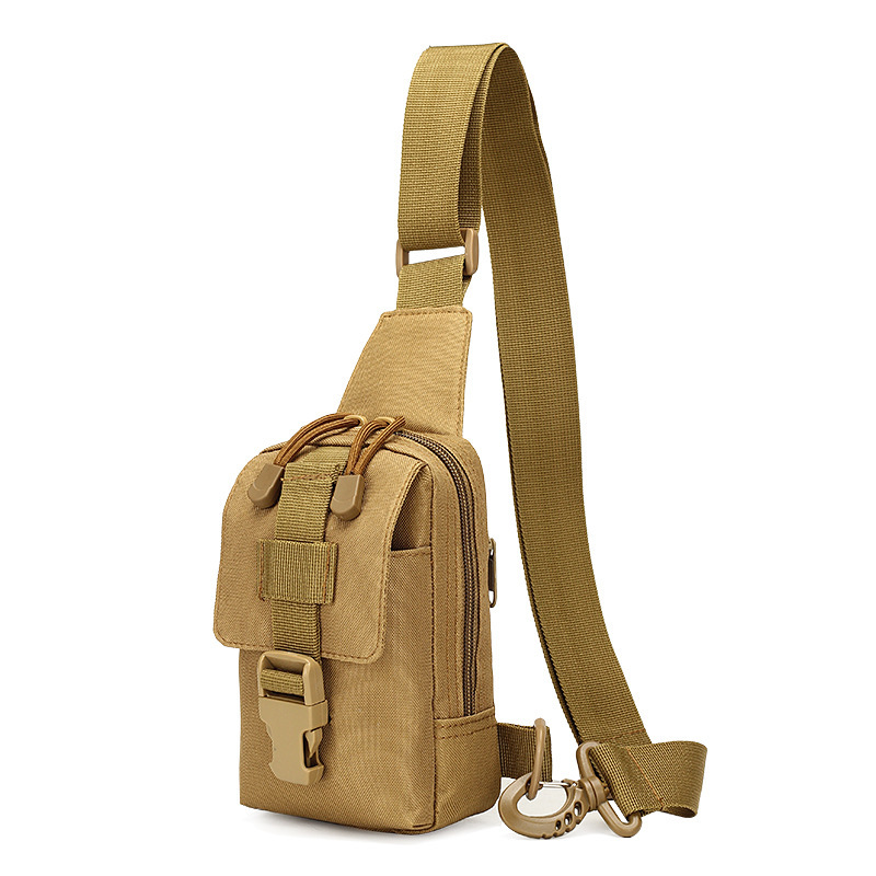 Outdoor Sports Cycling Shoulder Bag Chest Hanging Mobile Phone Bag Field Camouflage Tactical Shoulder Bag Shoulder Small Chest Bag