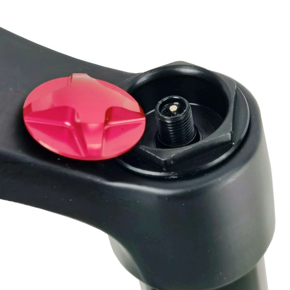 Bicycle Front Fork 20inch 24inch Mountain Air Fork Aluminum Alloy Disc Brake 100mm Quick Release Shoulder Wire Control Locking Shock Absorber