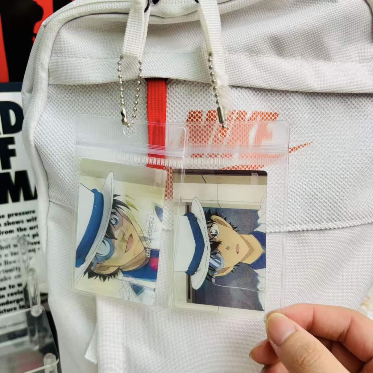 Detective Conan Phantom Thief Kidd Dynamic Grating Card Phantom Thief Kidd Dynamic Peripheral Card as a Gift