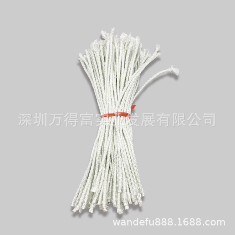 [Wonderful] Factory Fuel Oil Special Fiber Wick Environmentally Friendly Oil Cotton Core Oil Tank Wick Lamp Rope Resistant to High Temperature