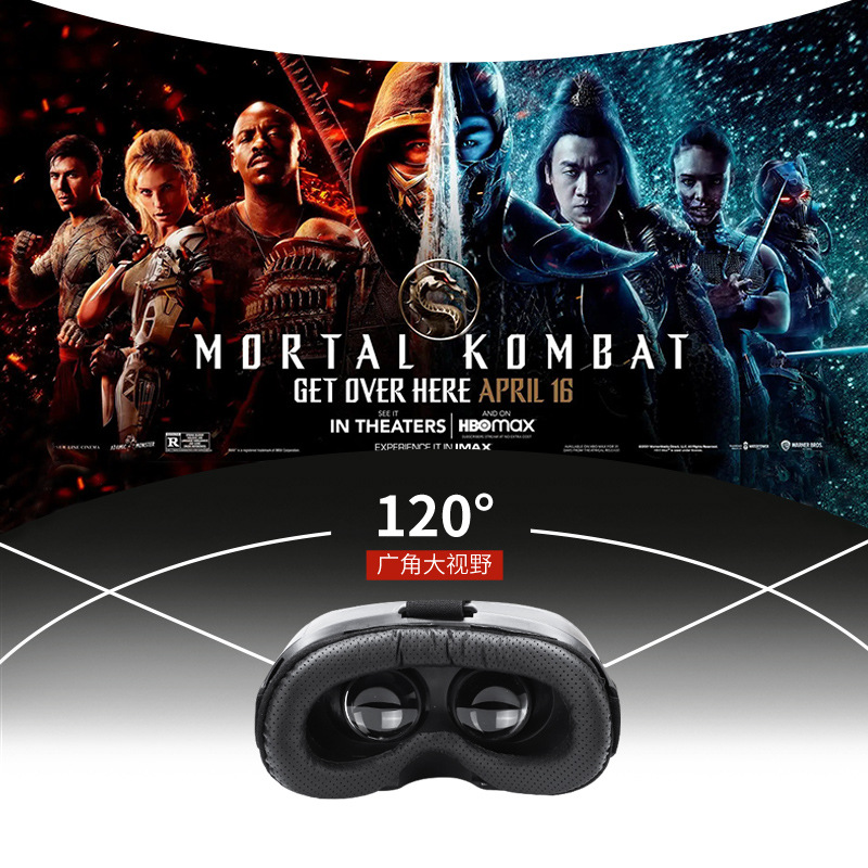 Vr Pro Spot Wholesale Manufacturer New Head-Mounted 3D Virtual Reality Vr Glasses Game Helmet Cross-Border Preferred