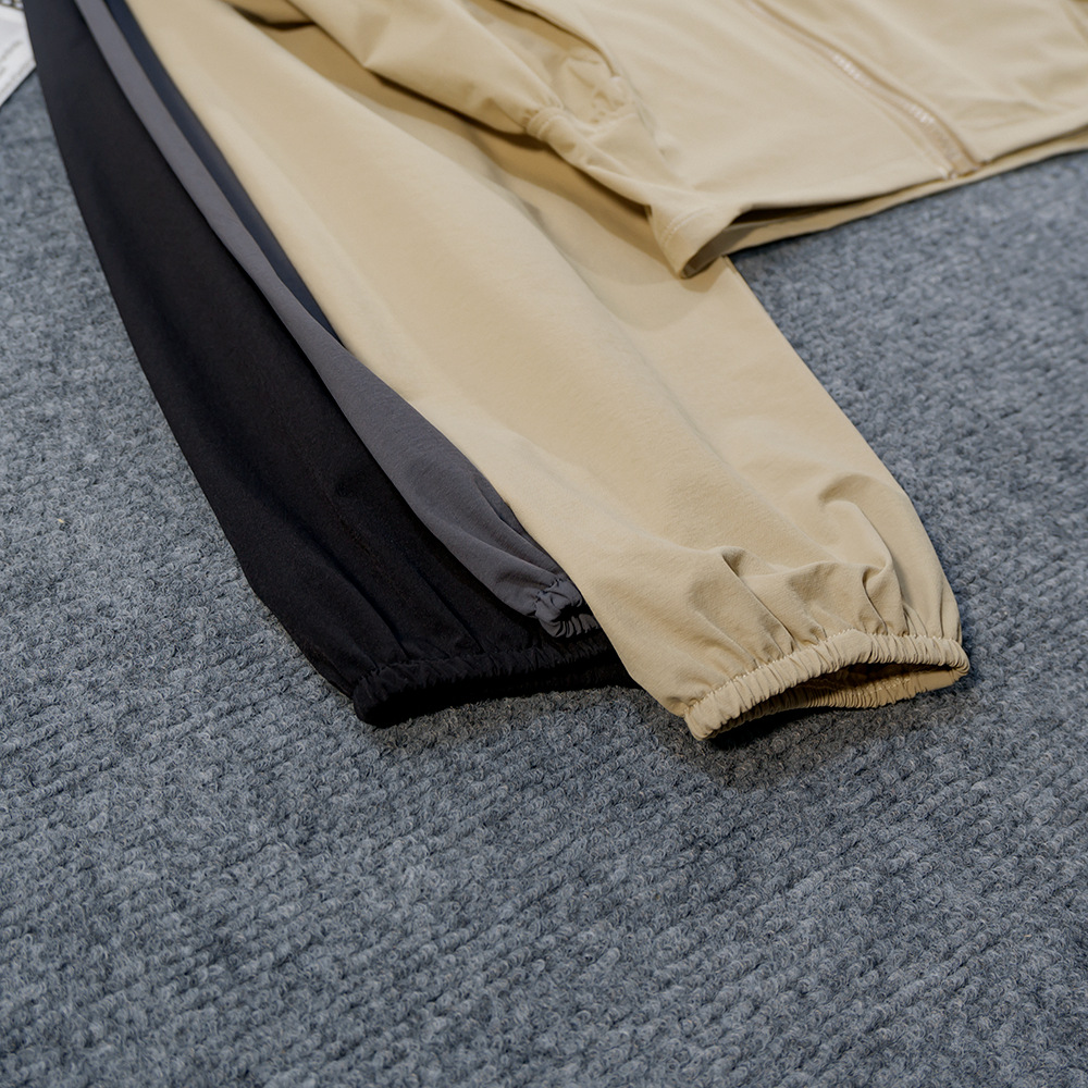 Yoga Wear American Sports Windproof Stand Collar Sun Protection Jacket Breathable Top Outdoor Quick-Drying Short Zipper Women's Fitness