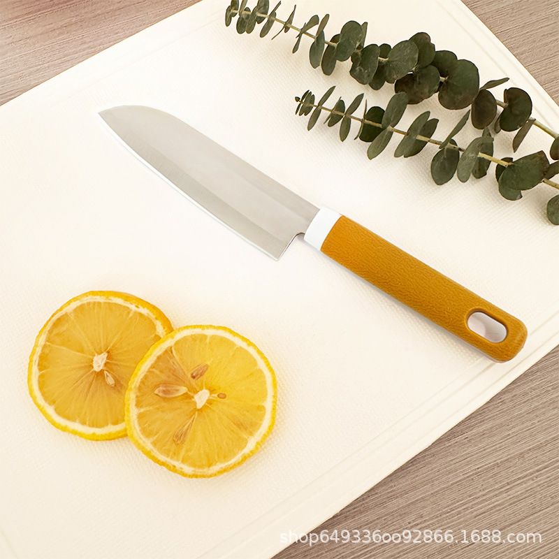 Stainless Steel Fruit Knife Factory in stock Household High-grade Sharp Knife with Knife Cover Durable No Hands Peeler Knife