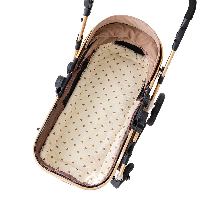 Baby Stroller Mat Wholesale Soft and Comfortable Baby Walking Thickened Bean Velvet Stroller Universal Cotton Pad Dropshipping