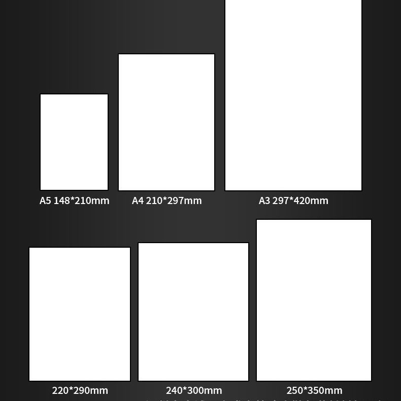 Clothing white cardboard 250-400g double-sided white card clothing liner rounded cardboard clothing cardboard