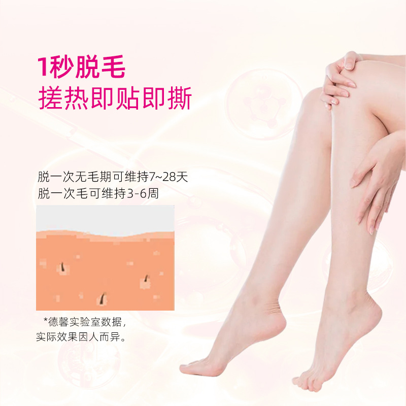 Manufacturer Customized Lip Hair Waxing Strips, Double-Sided Tear-Off Disposable Non-Woven Fabric for Underarm and Private Area Hair Removal Wax Paper