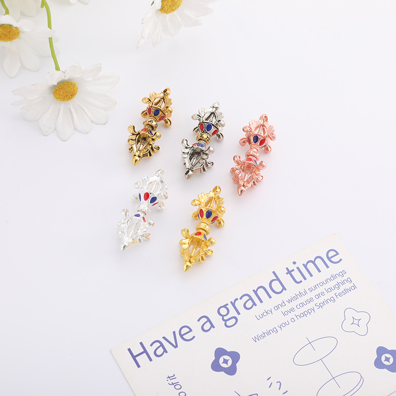 Ювелирные изделия Xizang этнический стиль крест вампирский пестик инструмент сумка брелок декоративные сплавные украшения