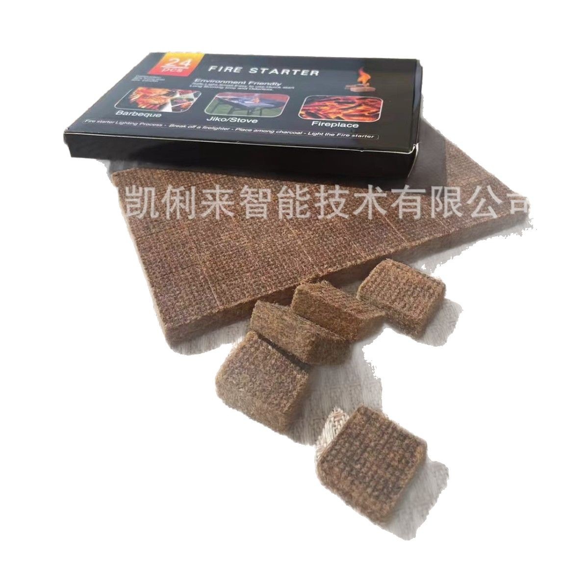 Outdoor Barbecue Camping Fire Starter Blocks, Flame Accelerant Barbecue Wax Blocks, Flame Accelerant Barbecue Blocks, 32 Grids/Block