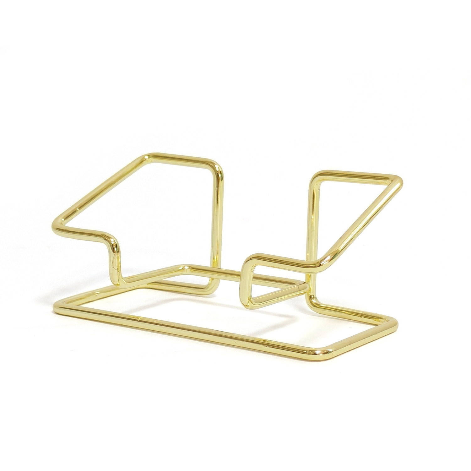 Simple Iron Business Card Holder B&B Hotel Business High-End Business Card Display Stand Metal Desktop Business Card Storage Box