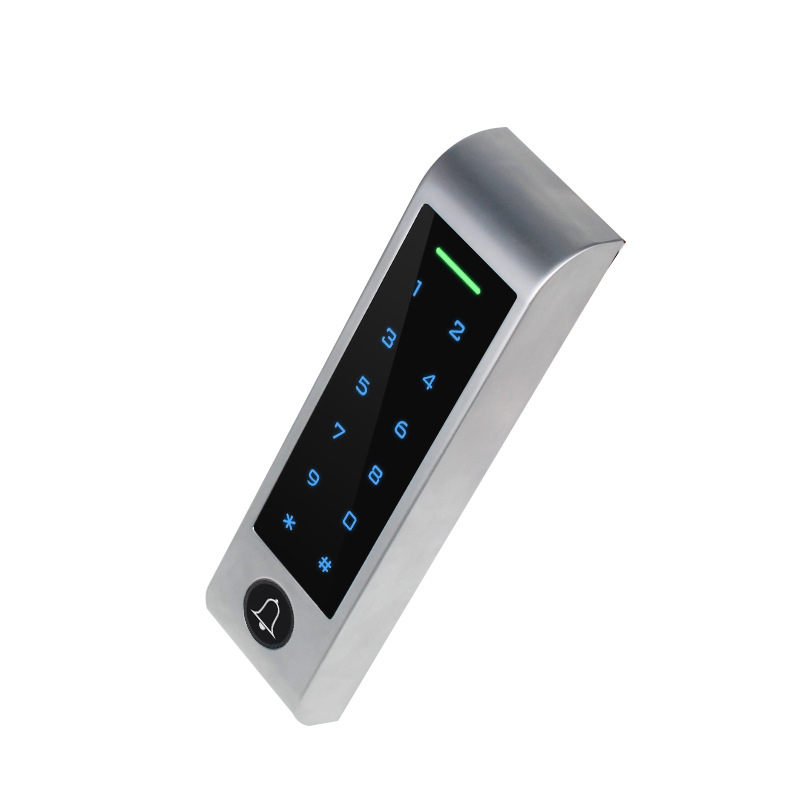 Factory Direct Supply of Zinc Alloy Curved Waterproof, Smash-Proof and Low-Temperature Graffiti Wifi Touch Password Card Swipe Access Control Machine