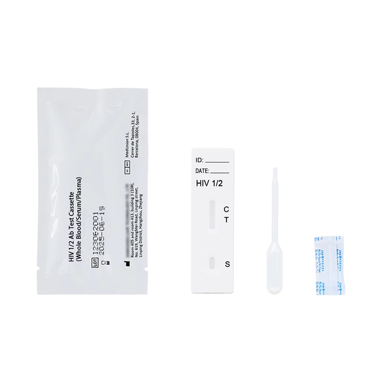 Foreign Trade Cross-Border Household Hiv/Aids Self-Test Kit Rapid Antigen-Antibody Dual Detection