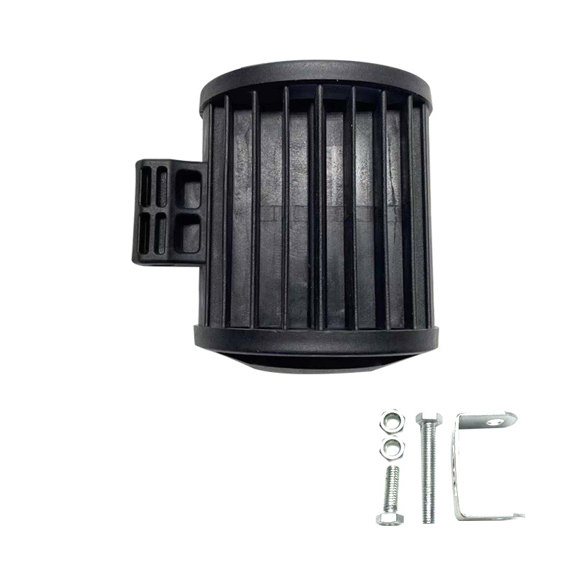 Car LED work lights 4 inch 60W three-row condenser external lights three-eye off-road vehicle modified spotlight plastic