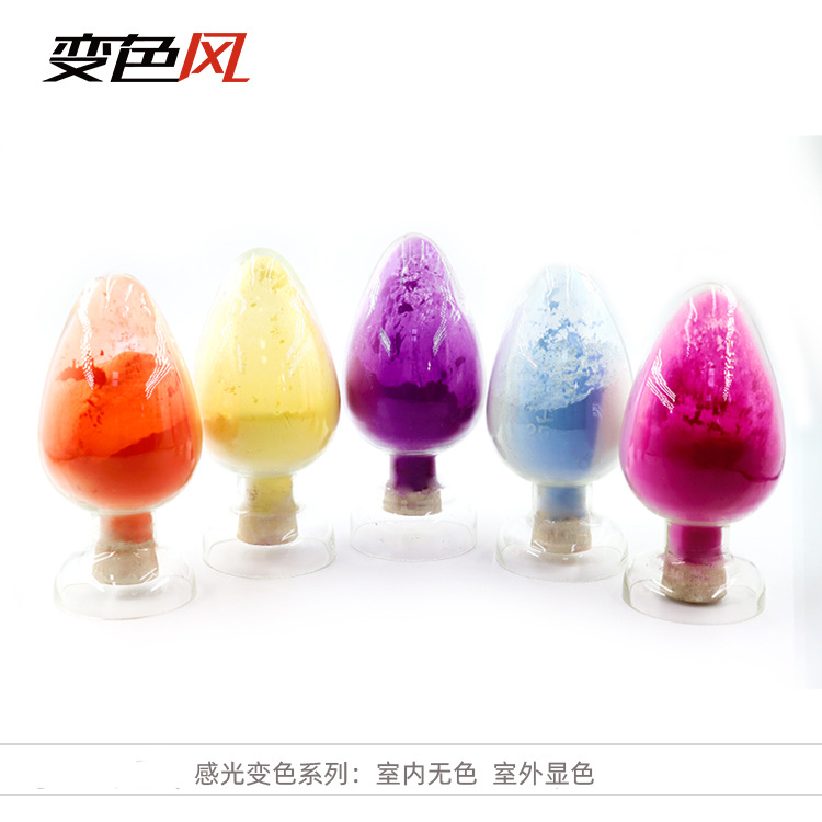 Color-changing material temperature-variable light-variable luminous invisible fluorescent chameleon material color-changing powder color-changing pigment