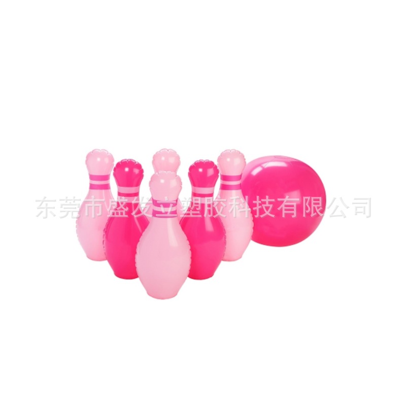 Customized Cross-Border Pvc Inflatable Bowling Set Suitable for Adult Outdoor Sports Swimming Pool Beach Fun