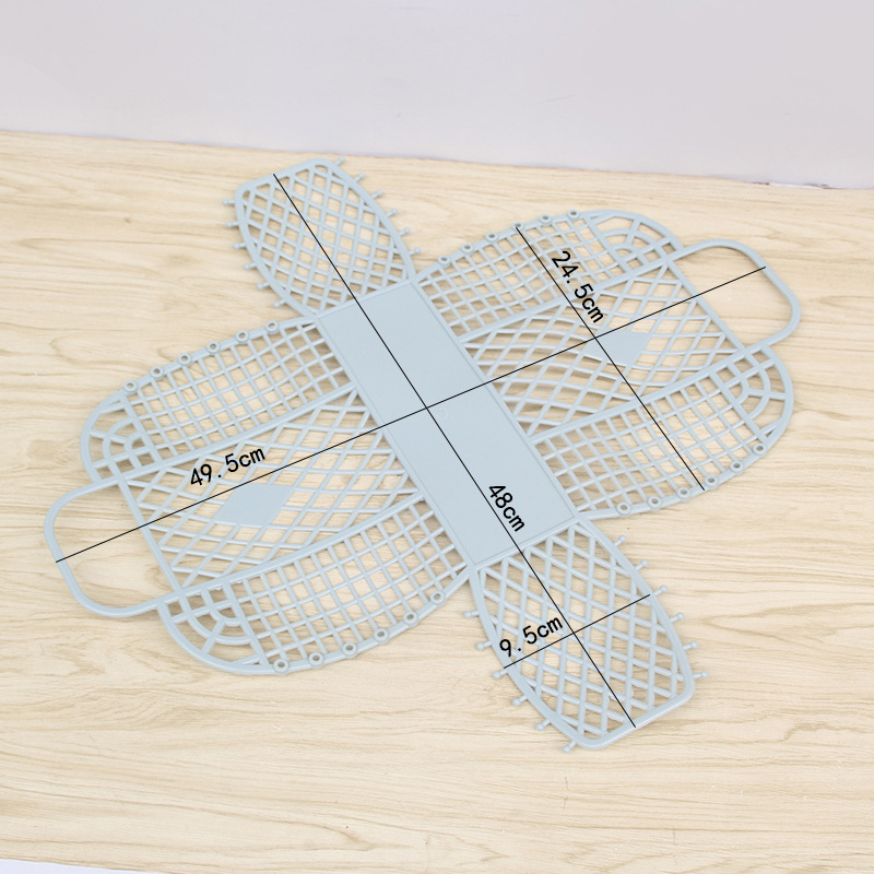 Wholesale Diamond plastic portable bath basket plastic sundries basket bathroom storage basket assembly wash basket soft basket