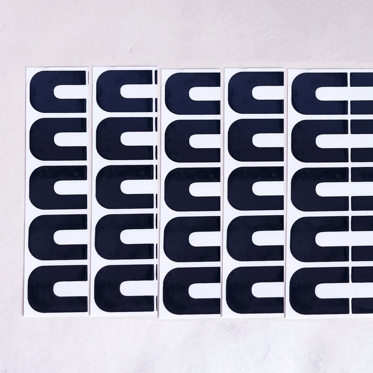 Nail polish anti-overflow stickers anti-nail polish overflow nail U-shaped stickers anti-overflow glue nail stickers wholesale