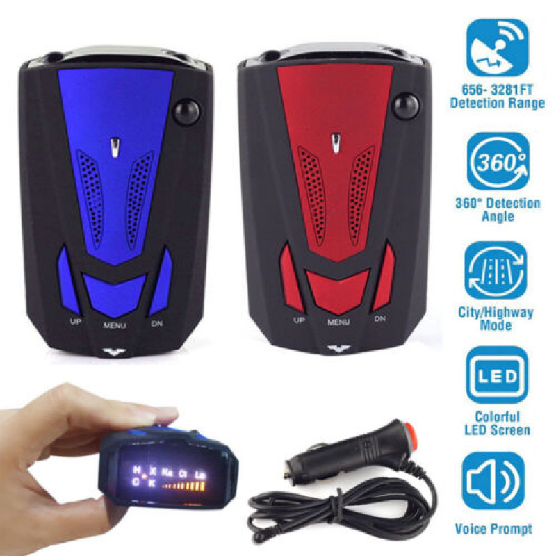 V7 Export Digital Dog Radar Speedometer Russian English Switching Source Supply Manufacturer