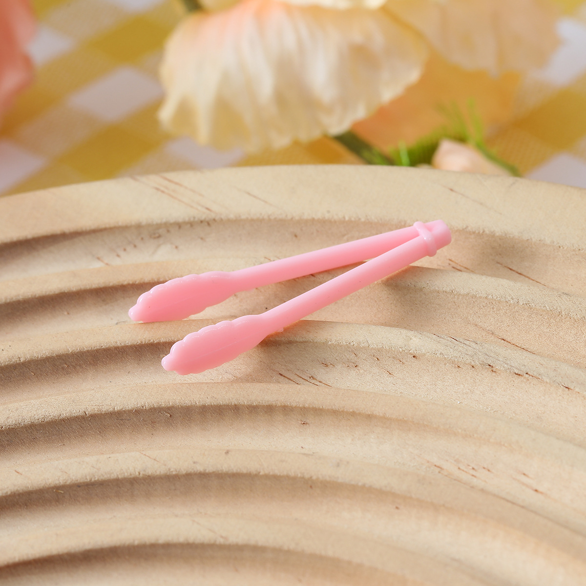 Dollhouse Mini Cake Dessert Bread Clip Tweezers Miniature Food Toys 1:12 Doll House Accessories Wholesale