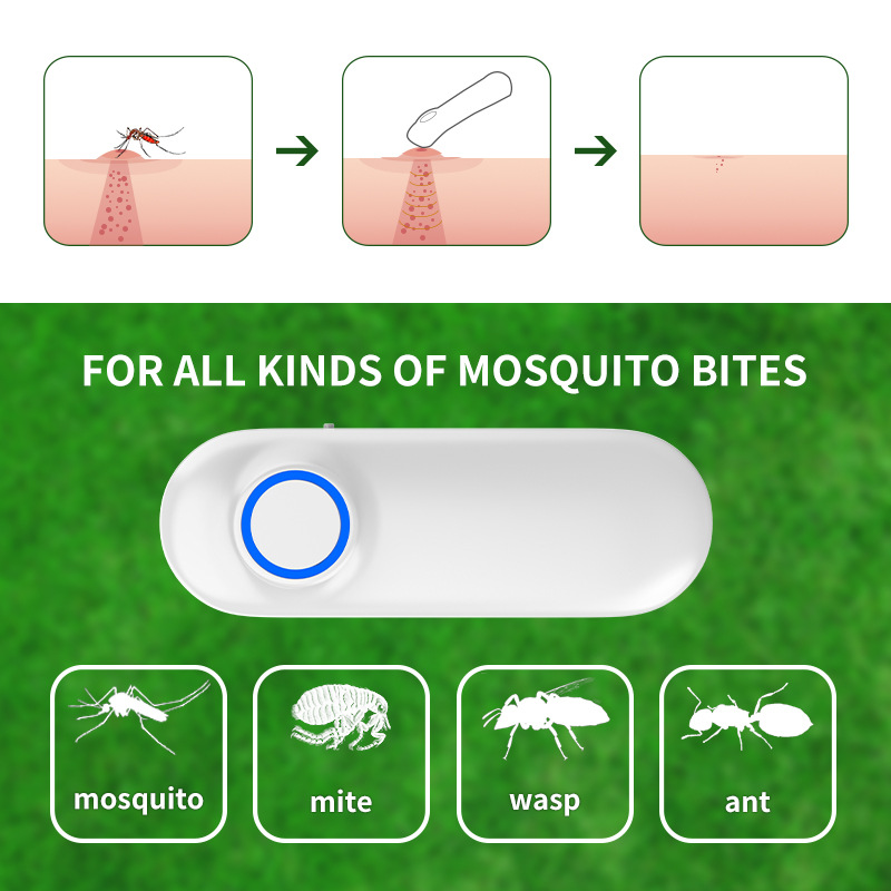 New electric anti-itching instrument mosquito bite relieving outdoor portable 2 temperatures