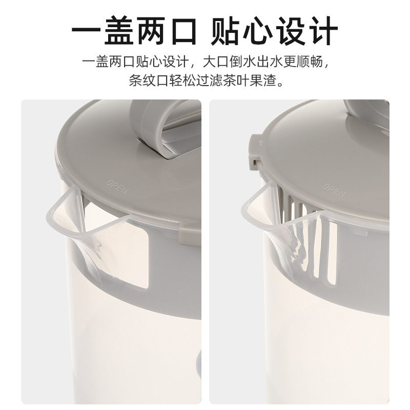 Manual Juice Jug Manual Juicer Cold Water Jug Plastic Lemon Cup New Water Jug Milk Tea Utensil Manufacturer Direct Sale