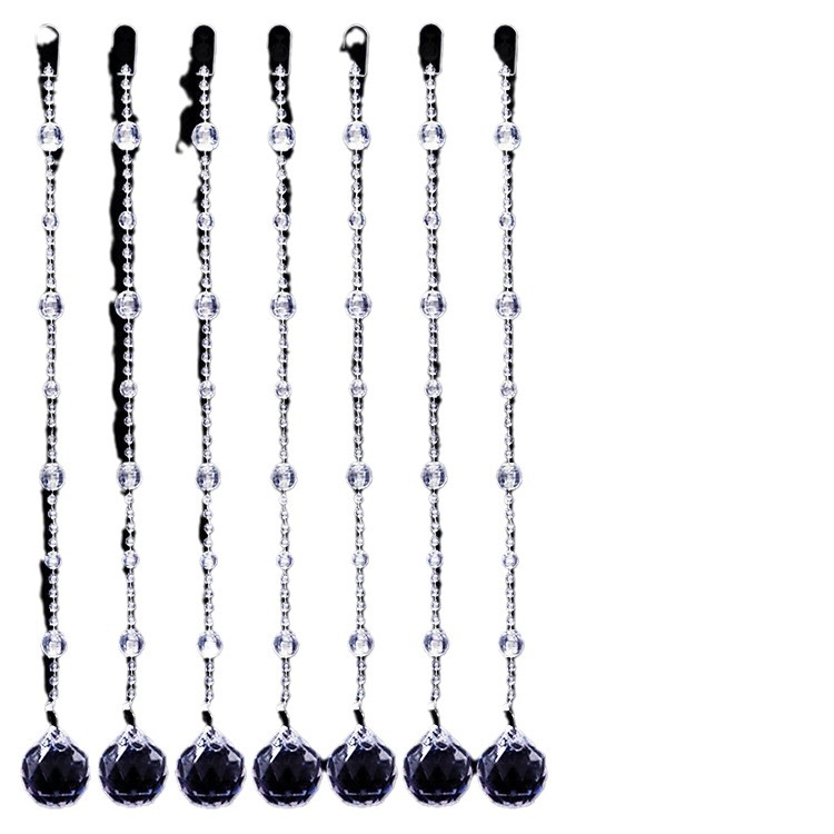 Acrylic Line Curtain Wedding Bead Curtain Stage Arrangement Crystal Ceiling Hanging Curtain Wedding Site Decoration Crystal Bead Chain