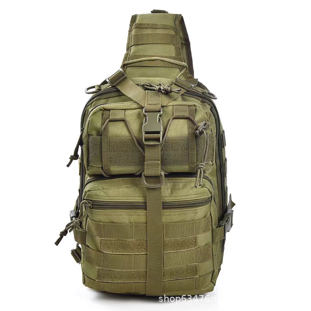 Manufacturer's Popular Large Saddle Bag Oxford Cloth Camouflage Photography Crossbody Bag Outdoor Shoulder Tactical Large Chest Bag Cycling Camping