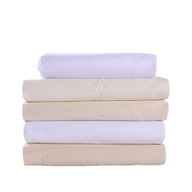 White gray cloth pure cotton polyester cotton white cloth wholesale clothing design vertical cutting white embryo cloth bleaching tie-dyed white cloth canvas