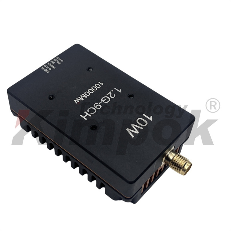 1.2g 10Wfpv Image Transmission 1.2 Image Transmission Transmitter Ghz Vtx Vrx Flying Machine Video and Audio Transmission