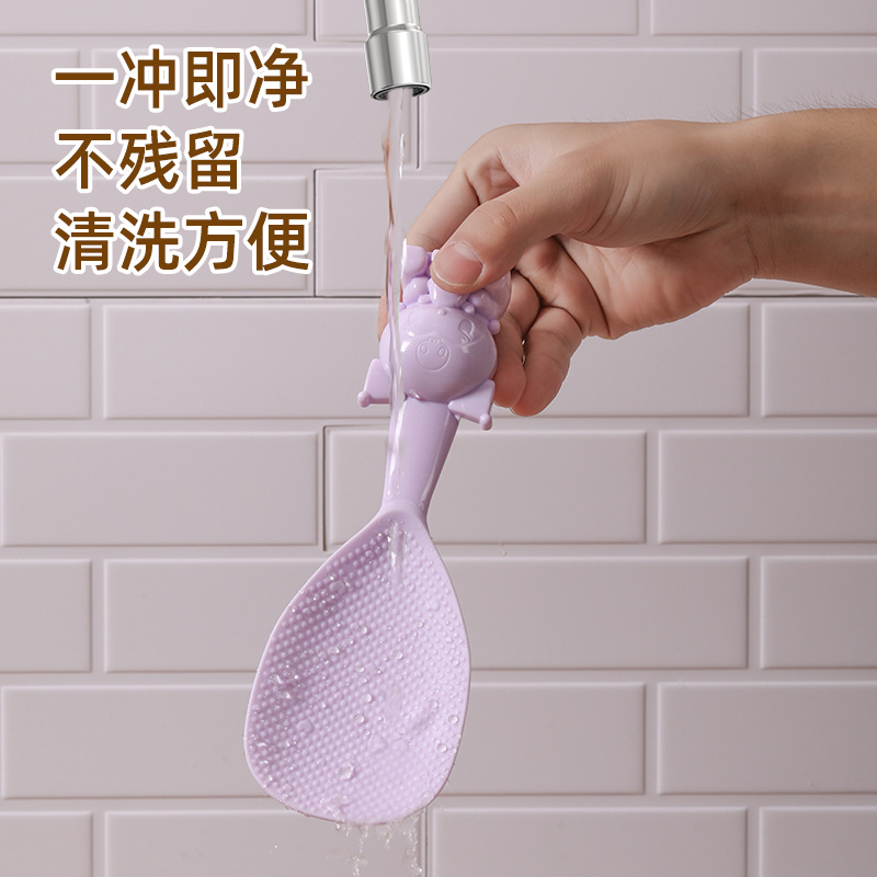 Cartoon Sanrio Upright Heat-Resistant Plastic Pp Rice Spoon for Home Use, Special Rice Spoon for Rice Cookers, Non-Stick Rice Spoon