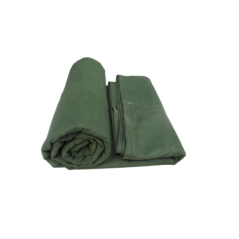Old-Fashioned Canvas Thickeneded Tarpaulin Dustproof, Windproof and Sunproof Strong and Wear-Resistant Polyester-Cotton Canvas Construction Fence Cover Cloth