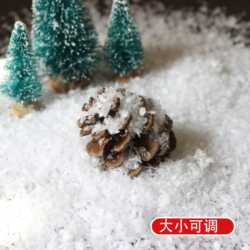10g Simulated Snowflake Christmas Dry Snow Powder Fake Snow Snow Powder Landscaping Artificial Snow Film and Television Fake Snow Powder Artificial Snow